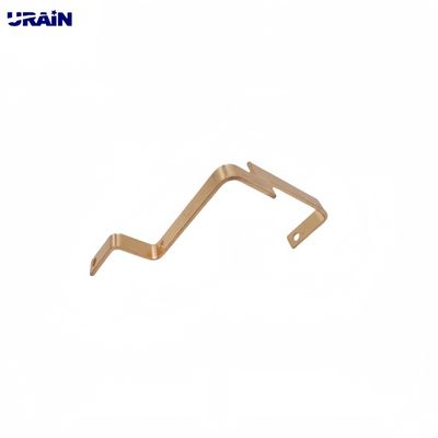 Spraying Brass Metal Bending Parts , Sheet Metal Laser Cutting And Bending Services